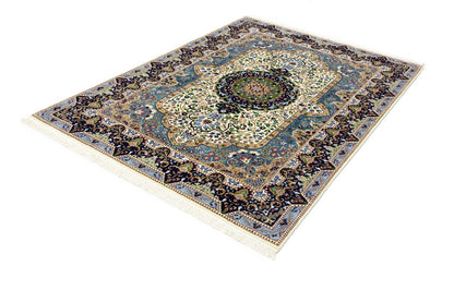 Hand-knotted classic floral medallion rug oriental bedroom carpet