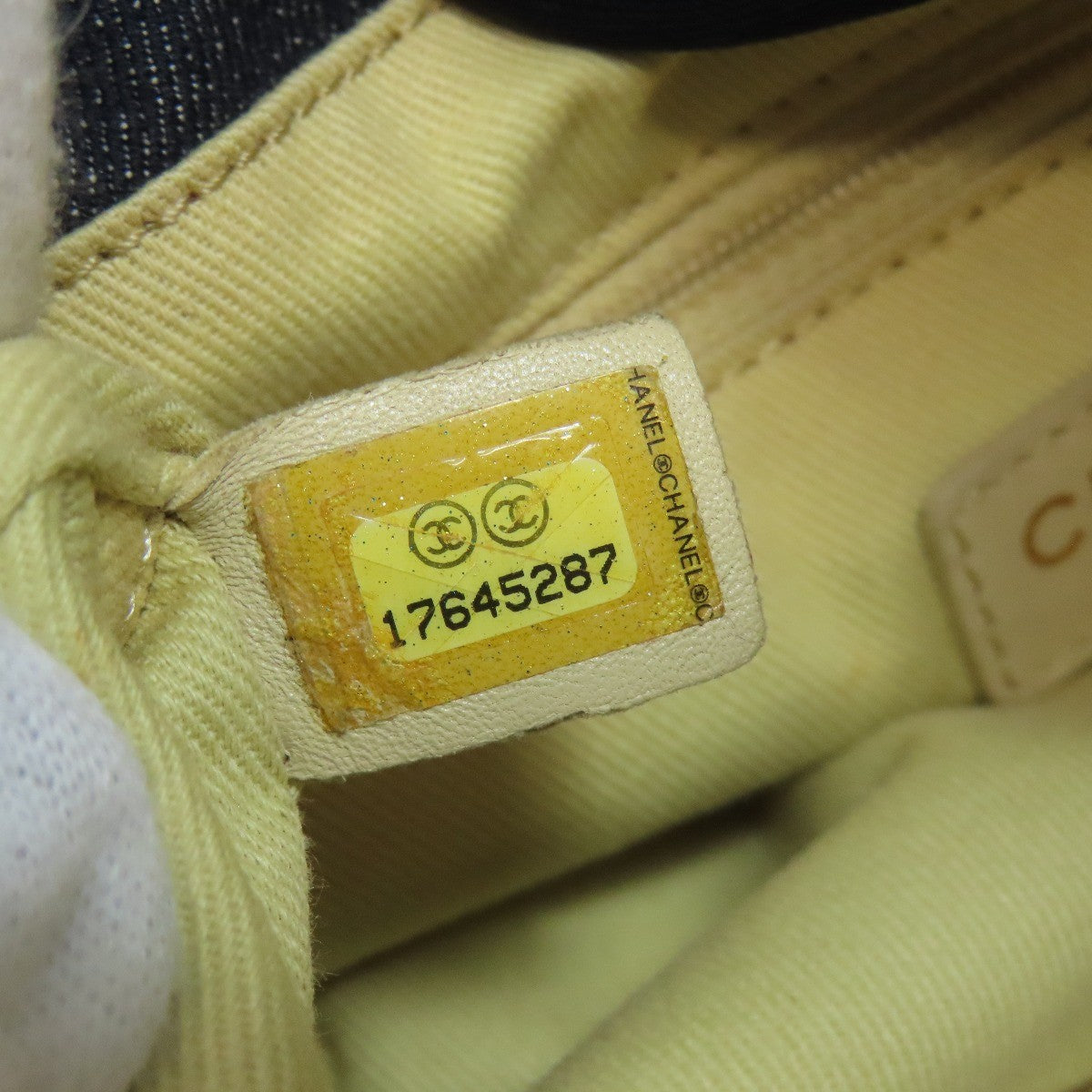 Denim CHANEL Deauville GoldHardware Tote Bag