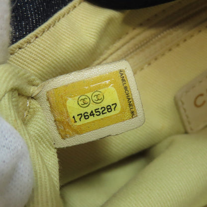 Denim CHANEL Deauville GoldHardware Tote Bag