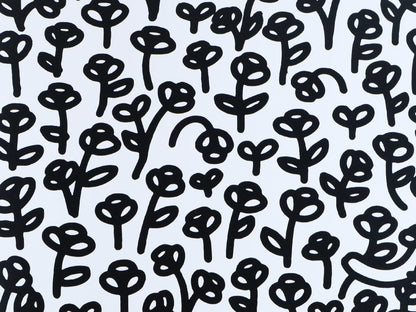 Yok Rotten Flowers 2021 Silkscreen Art Print On Mohawk Supreme Paper