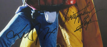 Michael J Fox/Christopher Lloyd Auto/Sign 16X20 Photo Back To Future Jsa 174011