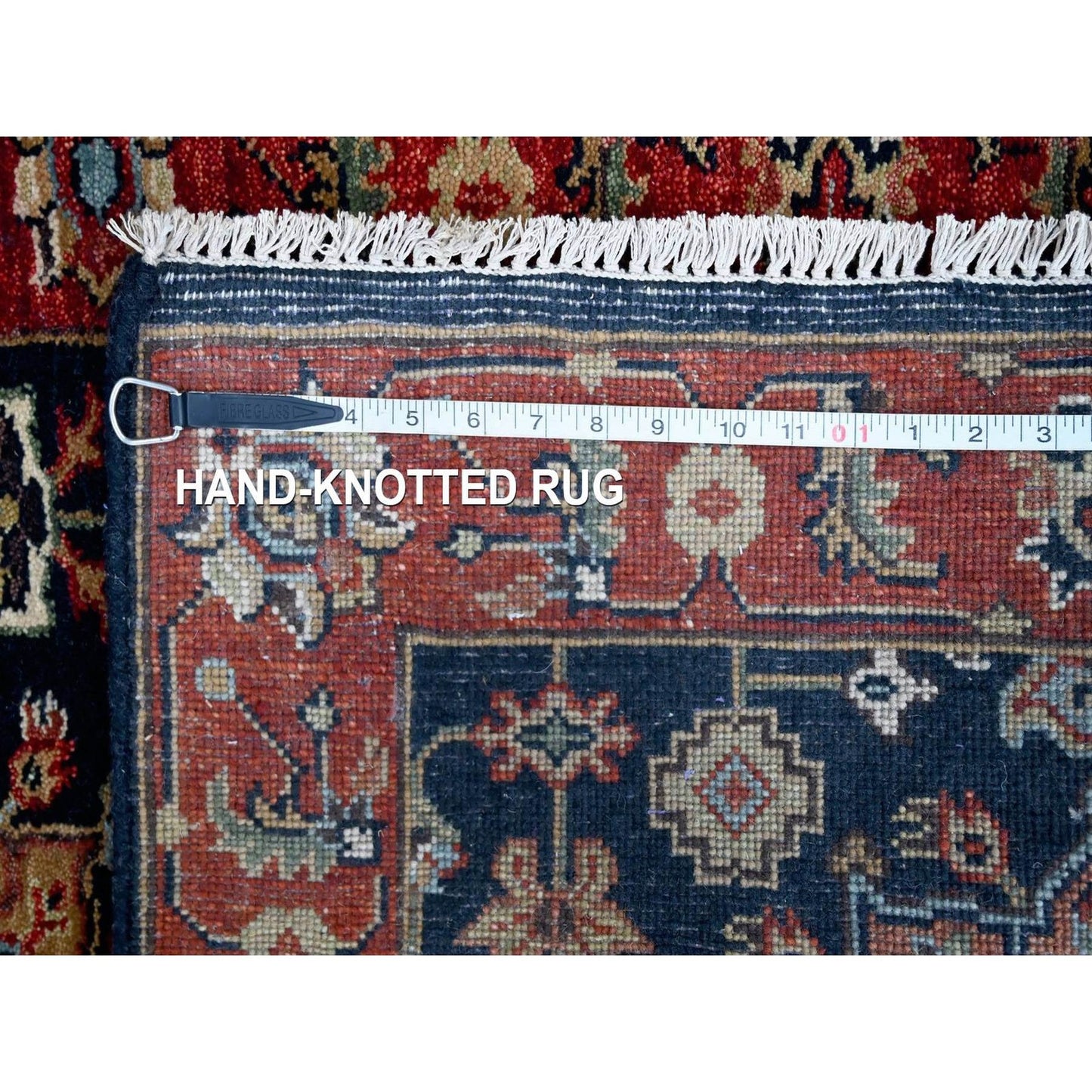 2'9"X8' Blue Karjihooz Medallions Design Hand Knotted Wool Runner Rug