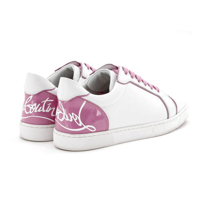 Christian Louboutin Women'S Fun Vieira Flat Sneakers Leather