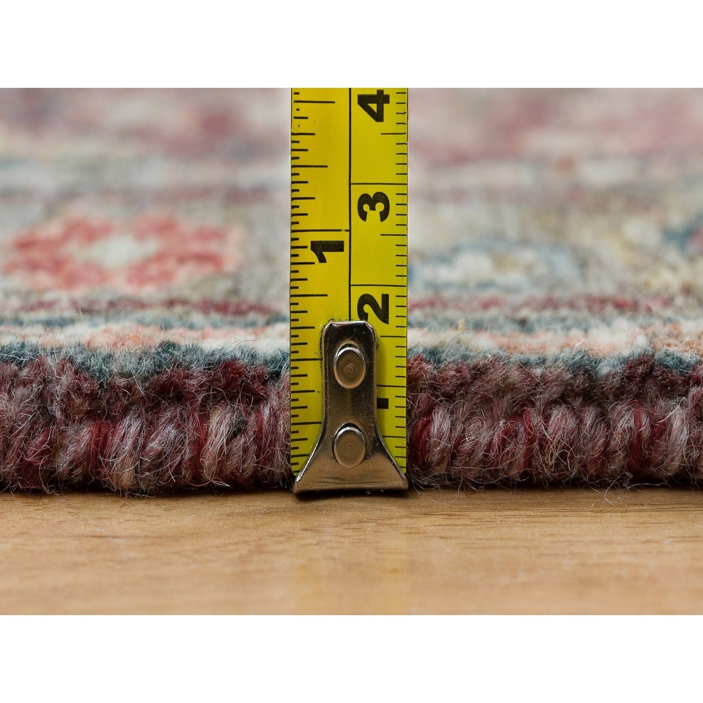 2'6"X18' Red Soft Wool Heriz Revival Hand Knotted Xl Runner Oriental Rug