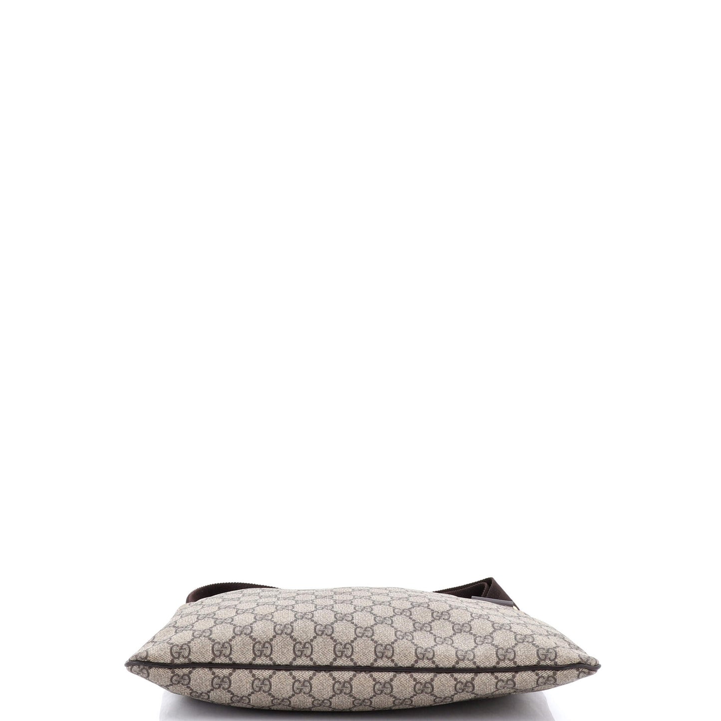 Gucci Zip Top Messenger Bag Gg Coated Canvas Large