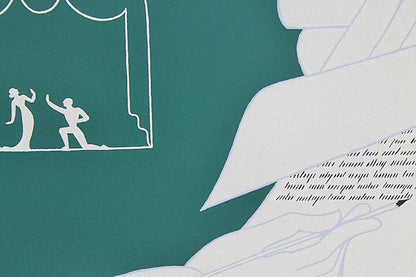 Erte Original Serigraph Print "Playwright" Hand Signed Framed Ed300