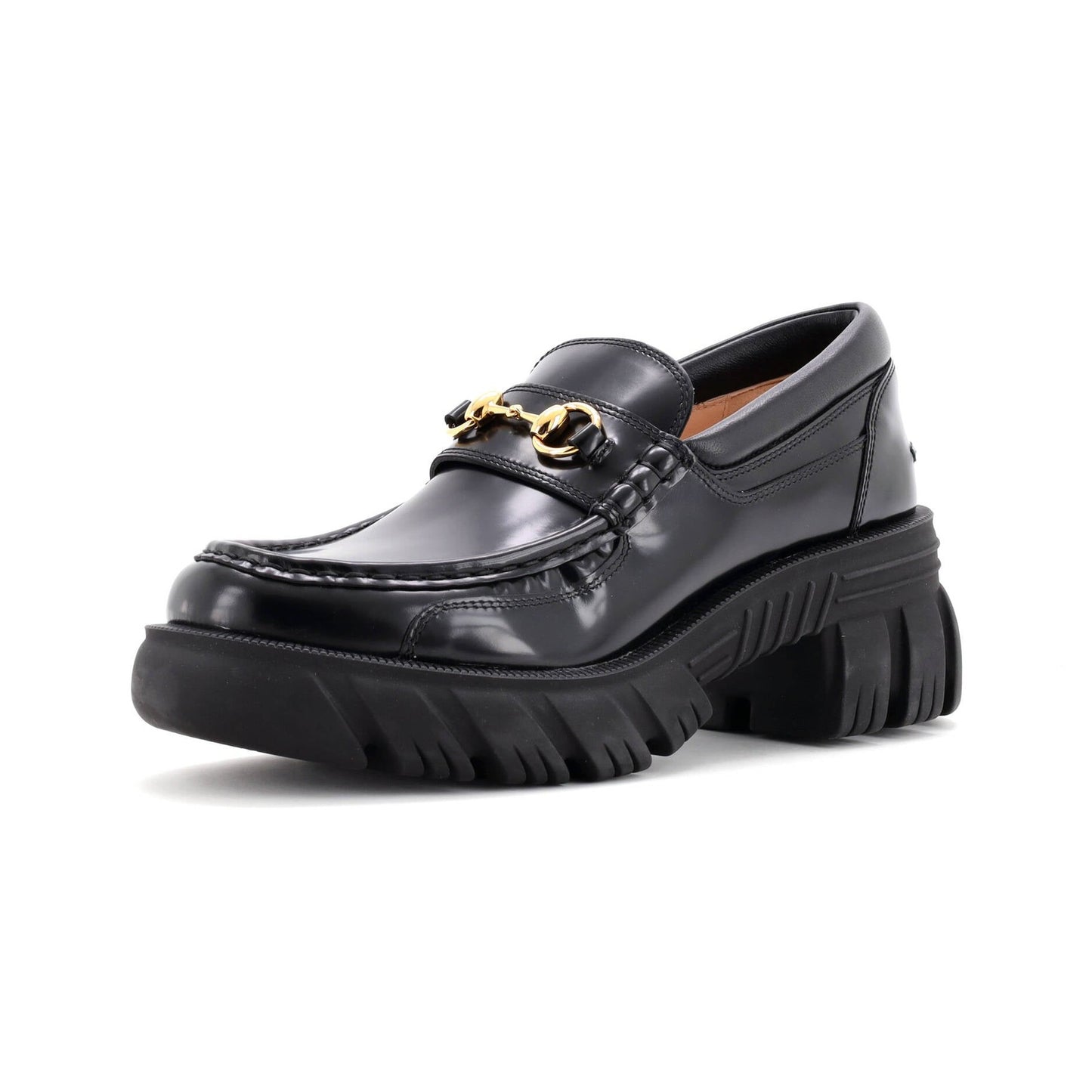 Gucci Women'S Romance Horsebit Loafers Leather