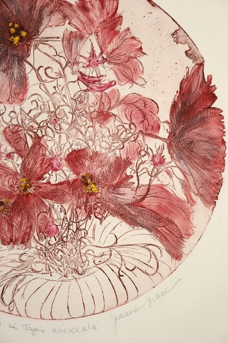 Numbered Joanne Isaac Cosmos in Tapio Wirkkala Etching Framed Signed Editon
