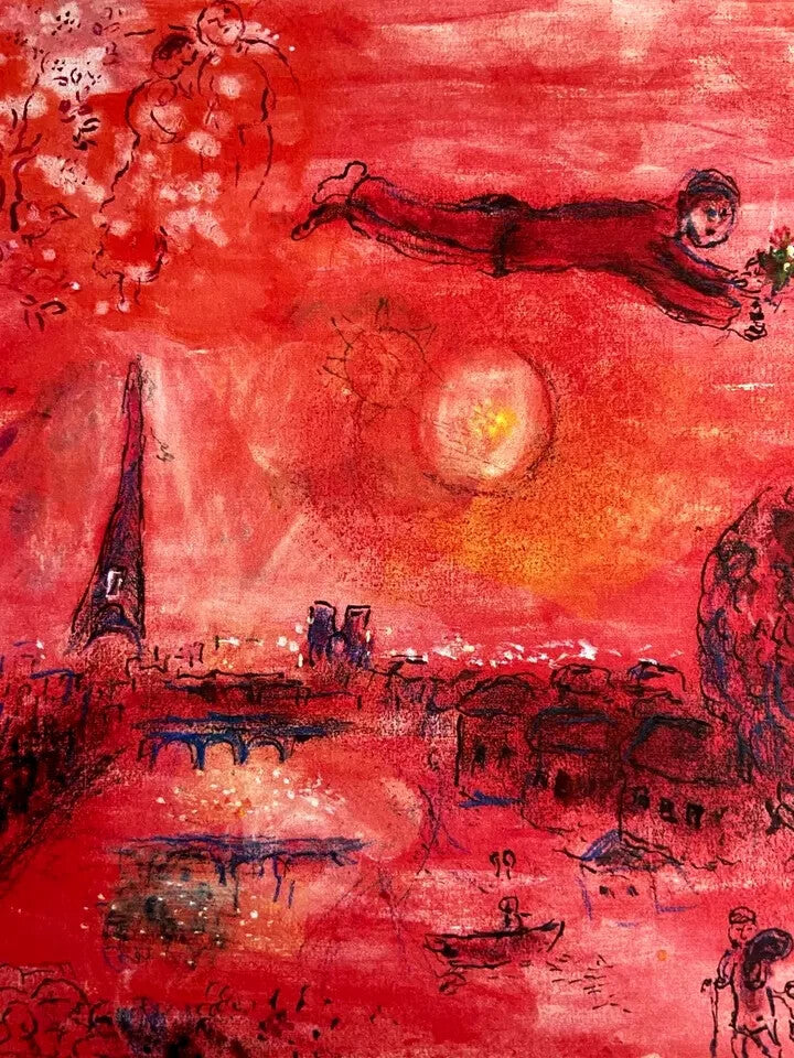 Marc Chagall Lithograph Coa Original Signed Numbered In Pencil Collection