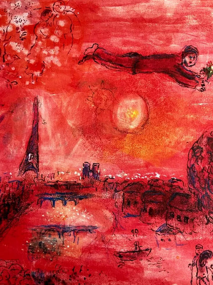 Marc Chagall Lithograph Coa Original Signed Numbered In Pencil Collection
