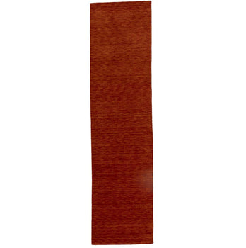 Orange Red Solid Design Hand-Loomed 3X10 Gabbeh