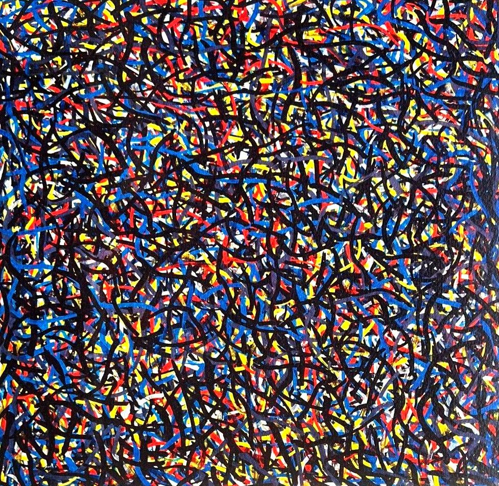 Sol Lewitt Lithograph Coa Hand Signed Numbered Stamp