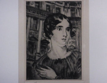 Clement Serveau Signed Drypoint Etching 