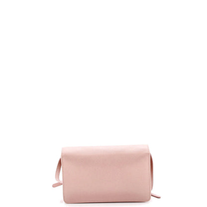 Prada Wallet On Strap Saffiano Leather Small