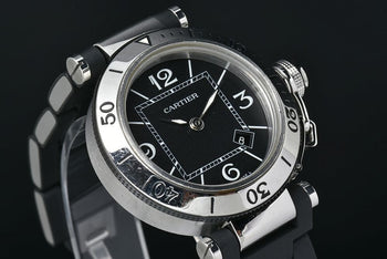 Cartier Pasha Sea-Timer 33Mm Boys W3140003 3025