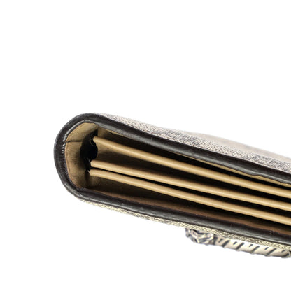 Gucci Dionysus Chain Wallet Gg Coated Canvas Small