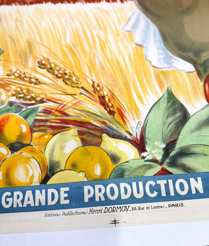 L'Algerie French Colonial Authentic Original Poster Printed In 1930 By Henri Dor