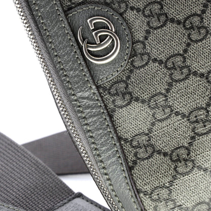 Gucci Ophidia Zip Wristlet Shoulder Bag Gg Coated Canvas Small