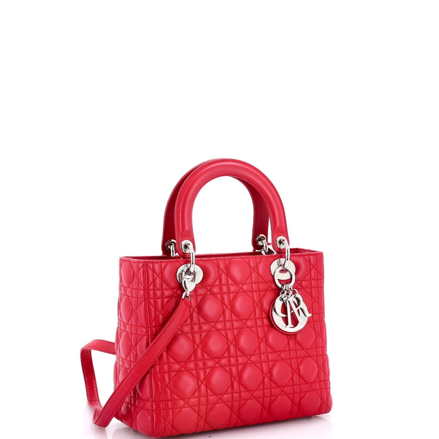 Christian Dior Lady Dior Bag Cannage Quilt Lambskin Medium