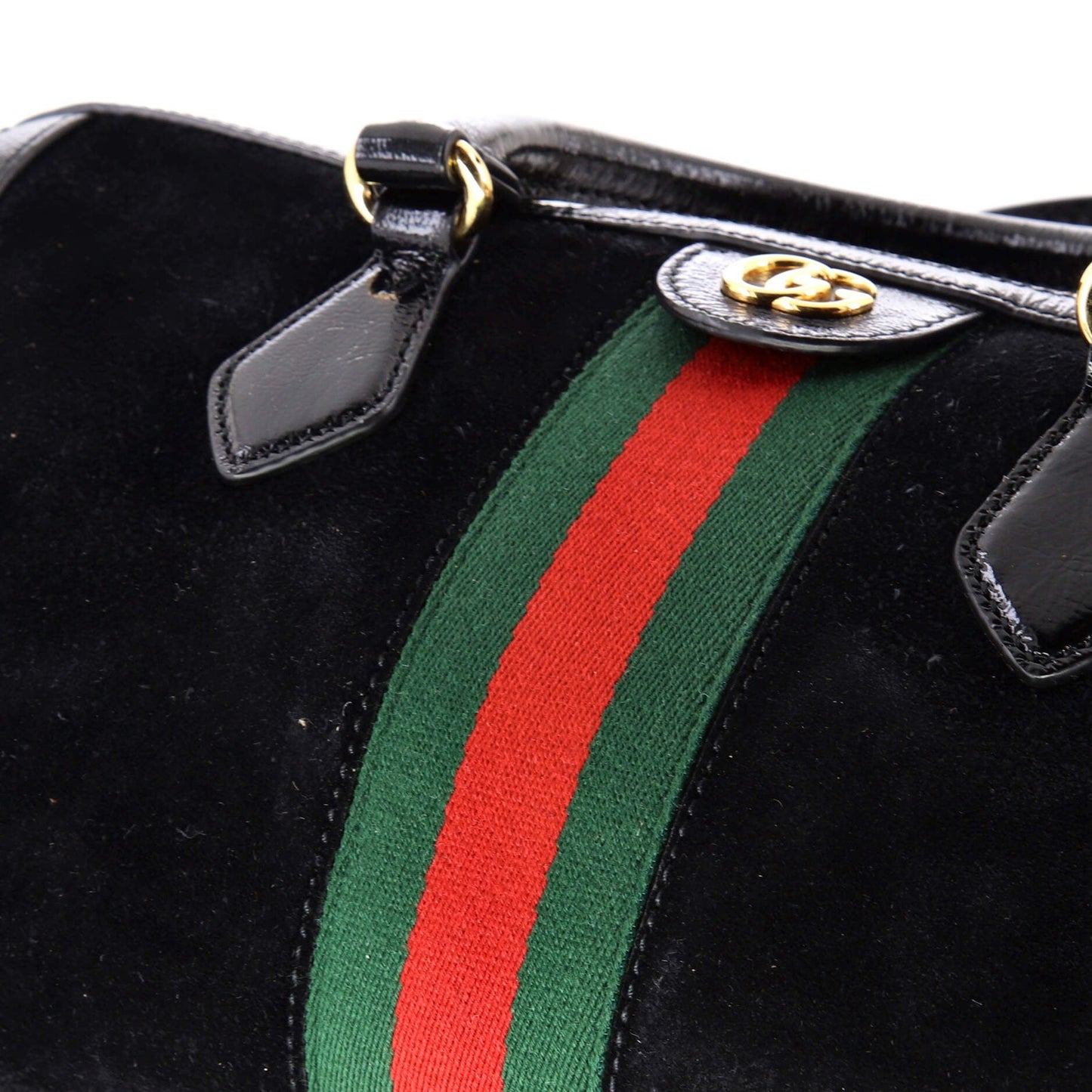 Gucci Ophidia Boston Bag Suede Medium