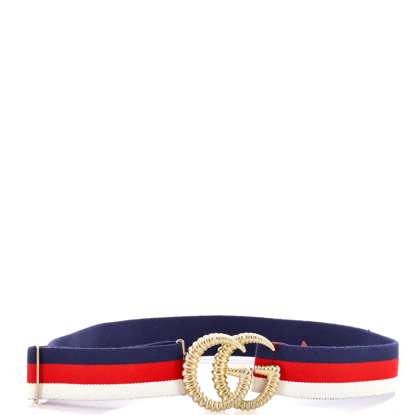 Gucci Gg Torchon Web Belt Canvas Wide