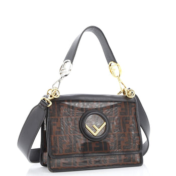 Fendi Kan I F Shoulder Bag Zucca Mesh Medium
