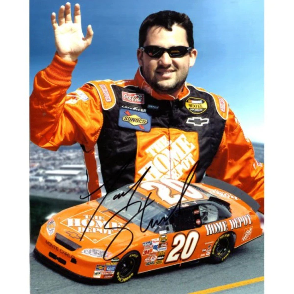 Tony Stewart Autographed 8X10 Photo