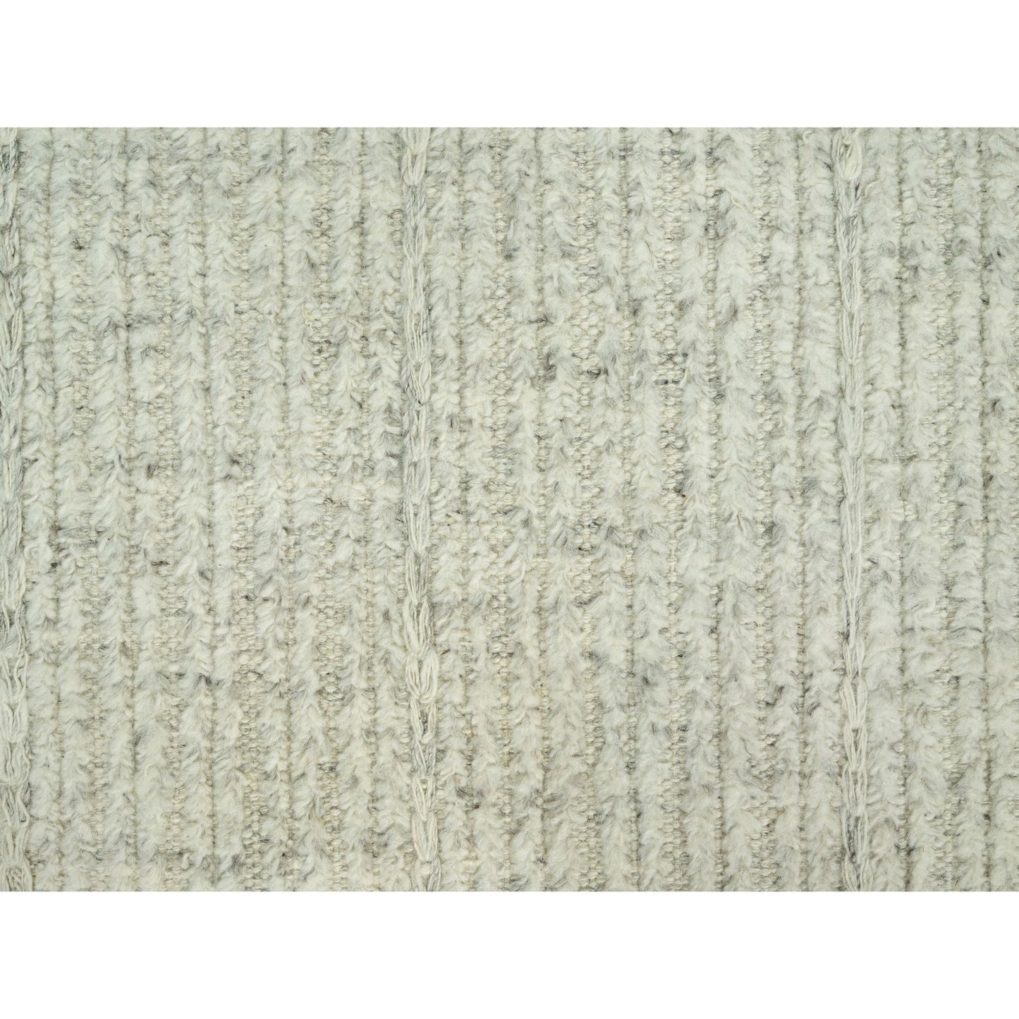 8'3"X10' Coventry Gray Cord Collection Wool Hand Woven Oriental Rug