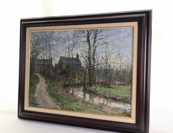 Jean Kevorkian Original Oil Painting On Canvas Signed Framed Impressionism Art