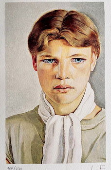 Lucian Freud Lithograph Coa Hand