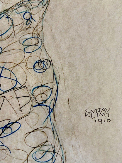 Gustav Klimt Lithograph Coa Signed Op Numbered