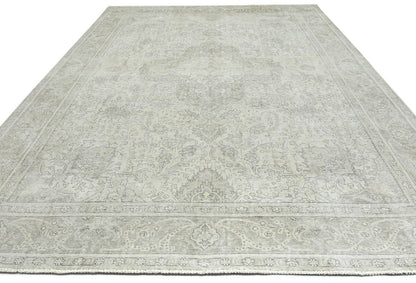 Handmade Antique Distressed Oriental Rug Muted
