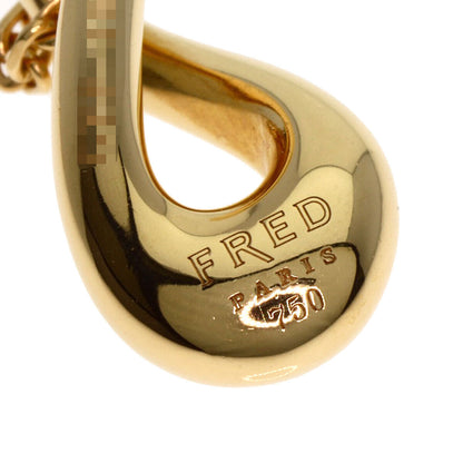 FRED   Necklace Diamond Drop K18 Yellow Gold