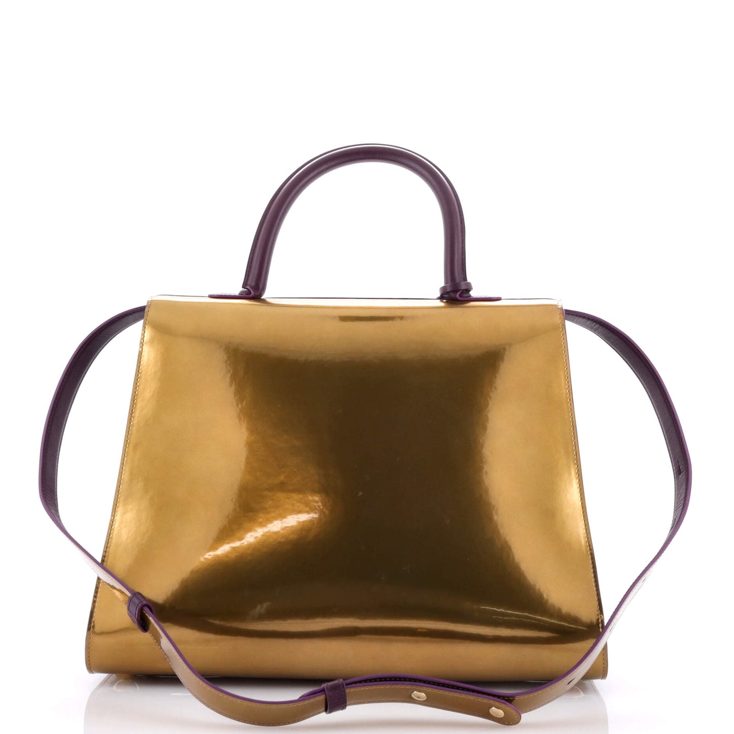 Delvaux Brillant Top Handle Bag Leather Gm