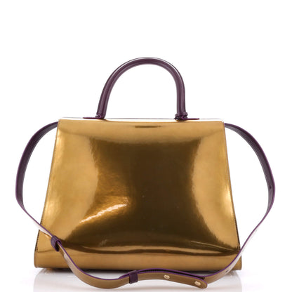 Delvaux Brillant Top Handle Bag Leather Gm
