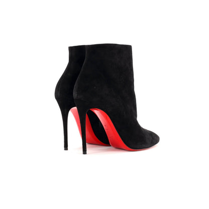 Christian Louboutin Women'S Eloise Heeled Ankle Boots Suede 100