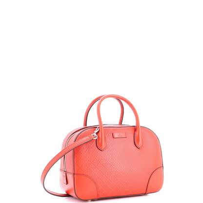 Gucci Bright Top Handle Bag Diamante Leather Small