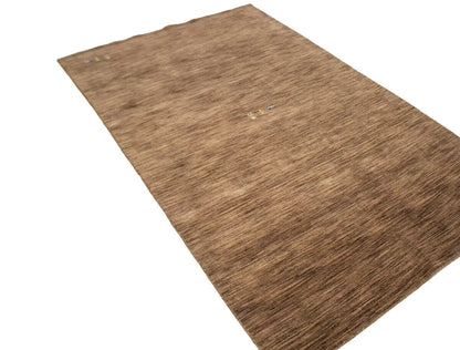 5X8 Ft Hand-Loomed Modern Oriental Rug Solid