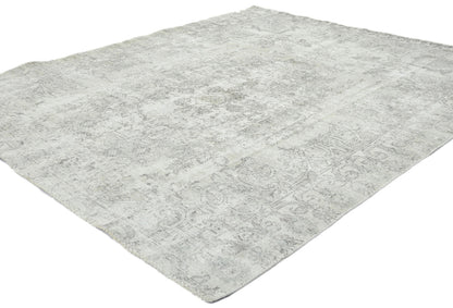 Hand-Knotted Antique Oriental Rug Floral Design