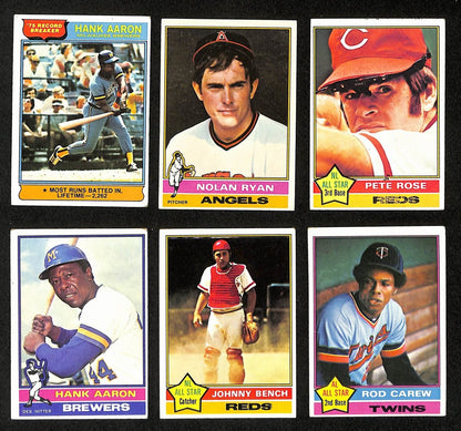 1976 Topps Baseball Complete Set (660) Brett Rc