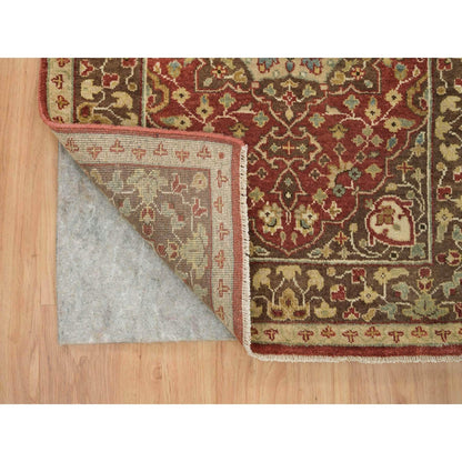 2'7"X20'1" Brown Antiqued Haji Jalili Design Hand Knotted Xl Runner Rug