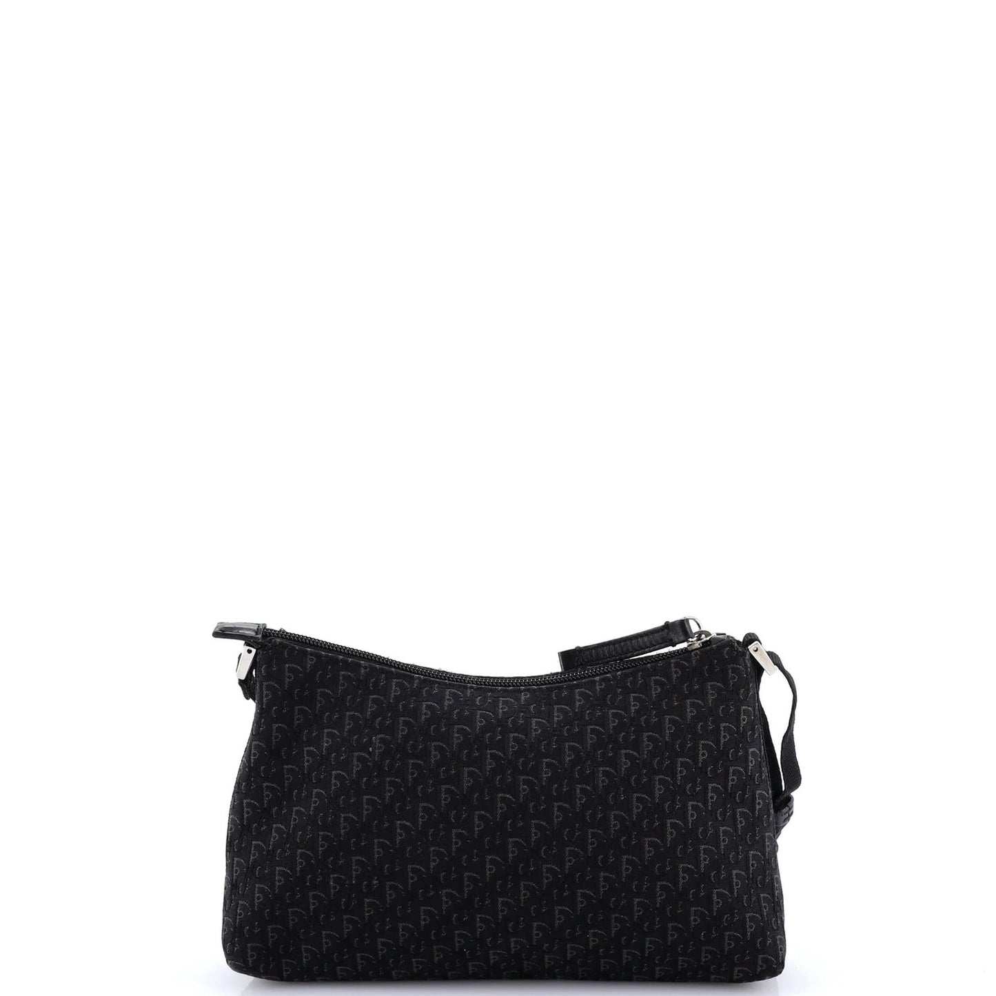 Christian Dior Vintage Trotter Pochette Shoulder Bag Diorissimo Canvas Small