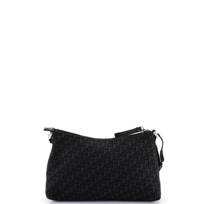 Christian Dior Vintage Trotter Pochette Shoulder Bag Diorissimo Canvas Small