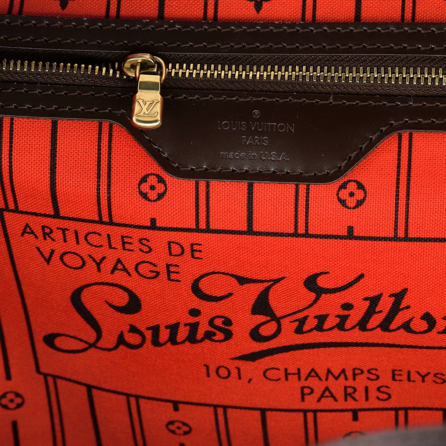 Louis Vuitton Neverfull Tote Damier Mm