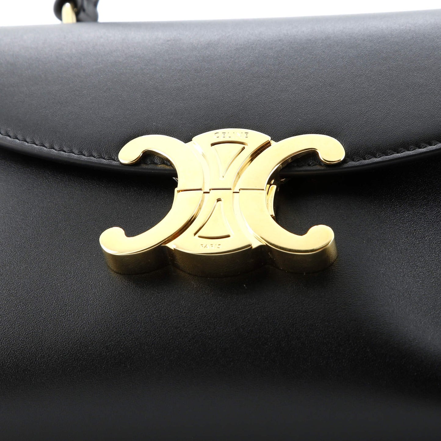 Celine Nino Top Handle Bag Leather Teen