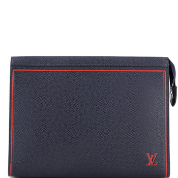 Louis Vuitton Pochette Voyage Taiga Leather Mm