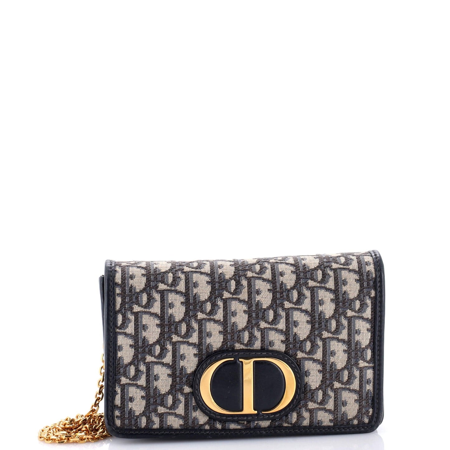 Christian Dior 30 Montaigne 2-In-1 Pouch Oblique Canvas