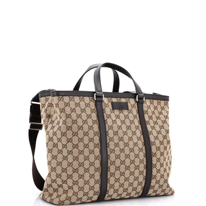 Gucci Joy Convertible Tote Gg Canvas Large