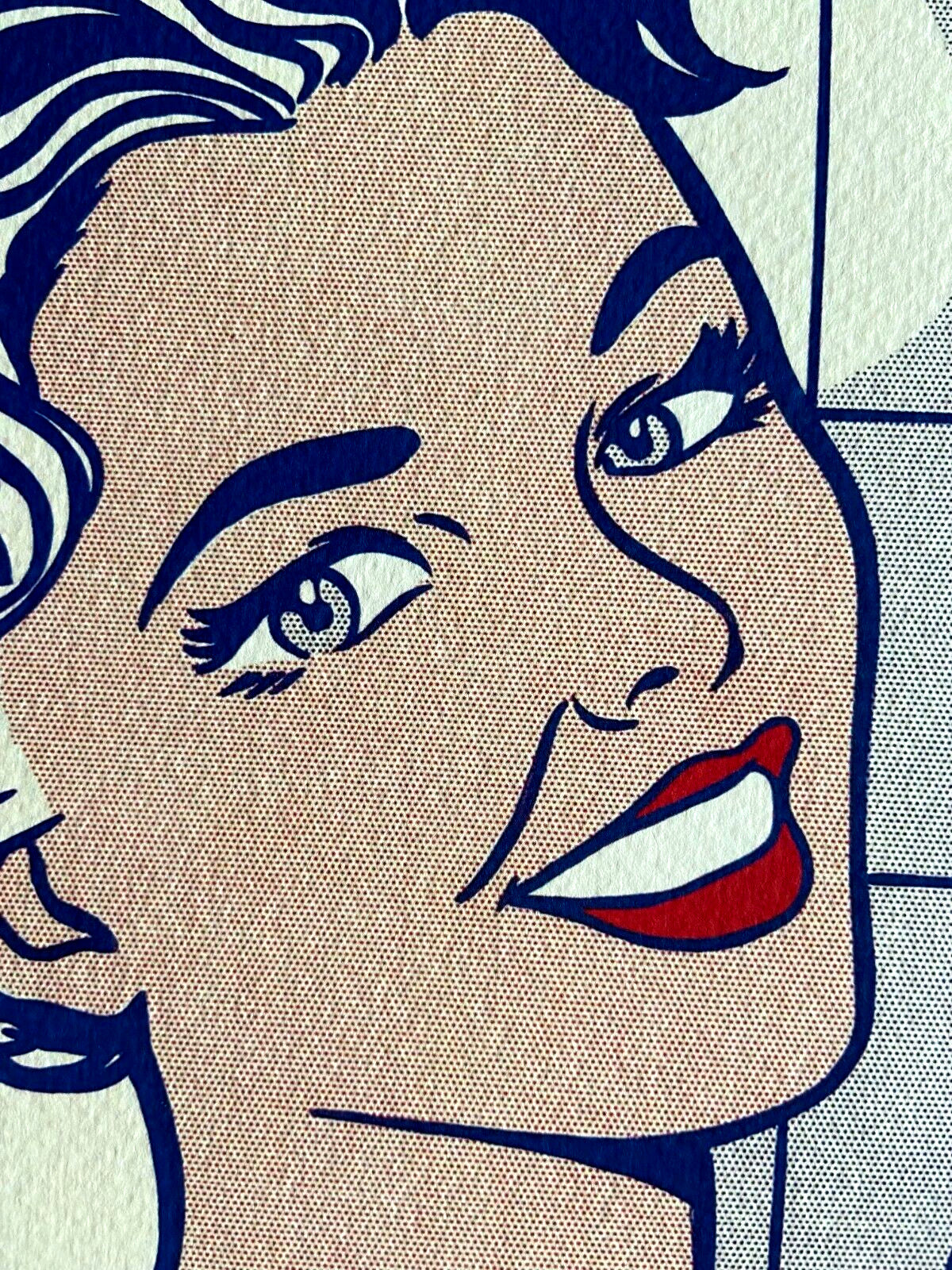 Rare Signed Numbered Lithograph by Roy Lichtenstein with COA
