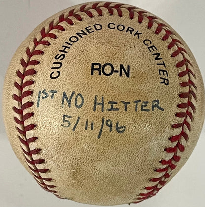 Al Leiter Charles Johnson Autographed National League Baseball